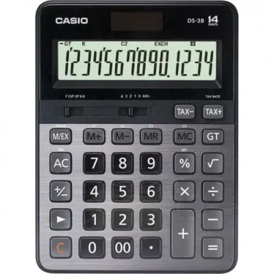 CASIO HESAP MAKİNESİ MASAÜSTÜ DS-3B 14 HANE