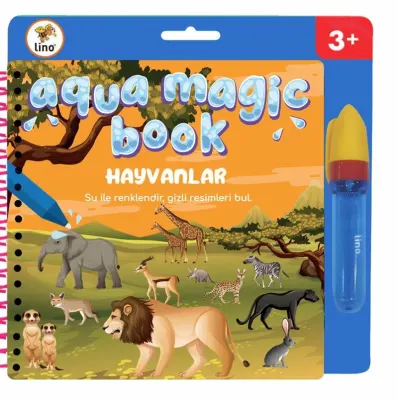 LİNO AQUA MAGİC BOOK HAYVANLAR (SİHİRLİ BOYAMA KİTABI) TFL-1008