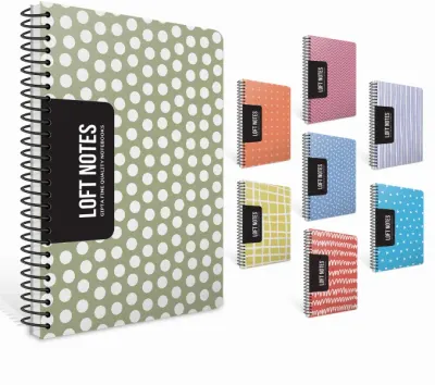GIPTA DEFTER LOFT NOTES A4 SPİRALLİ PP KAPAK 100 YP. KARELİ 7065