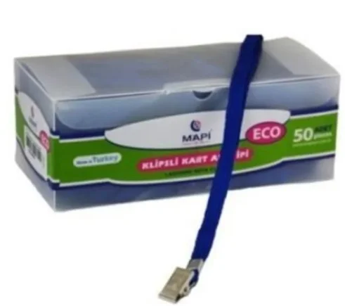 MAPİ ASKI İPİ ECO METAL KLİPS LACİVERT 50Lİ 9102602