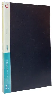 ÖNDER SUNUM DOSYASI PP A4 30 LU SİYAH 1030-3