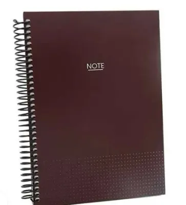 DİLMAN DEFTER NOTE SPİRALLİ SERT KAPAK 17x24 120 YP KARELİ 2267