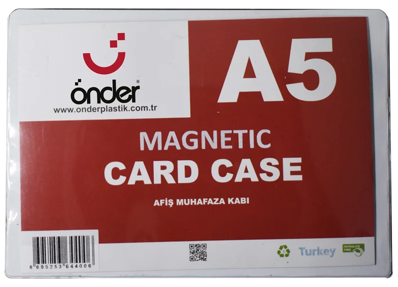ÖNDER AFİŞ MUHAFAZA KABI A5 ASETAT MAGNETLİ 6440-0