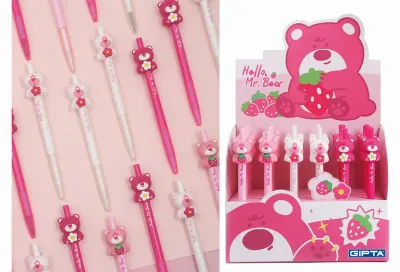 GIPTA VERSATİL KALEM 0.7 PINK BEAR 24 LÜ K199500