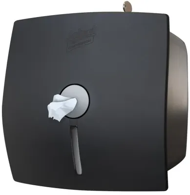 SELPAK PROFESSIONAL EKİPMAN WAVE İÇTEN ÇEKMELİ TUVALET KAĞIDI DİSPENSERİ SİYAH 9614117