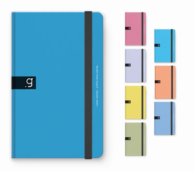 GIPTA DEFTER LEAD NOTES 17x24 İP DİKİŞ SERT KAPAK 96 YP. KARELİ 6981