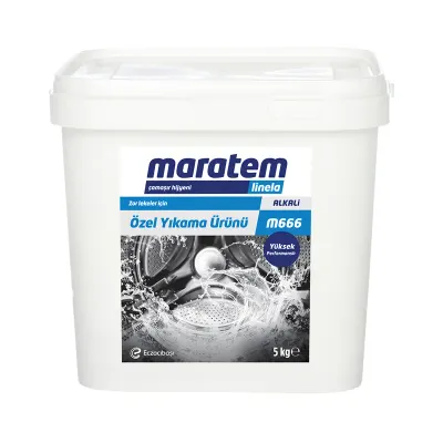 MARATEM M666 LEKELER İÇİN ÖZEL YIKAMA ÜRÜNÜ TOZ 5 KG 7500202
