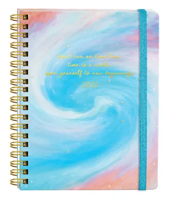 VJ DEFTER SERT KAPAK SPİRALLİ LASTİKLİ 20x28 Cm. 90 Gr. 96 YP. ÇİZGİLİ 123-0090