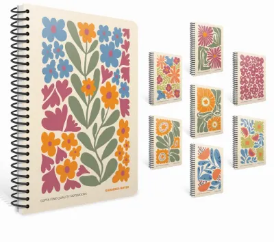 GIPTA DEFTER GARDENIA 17x24 SPİRALLİ SERT KAPAK 120 YP. KARELİ 7244