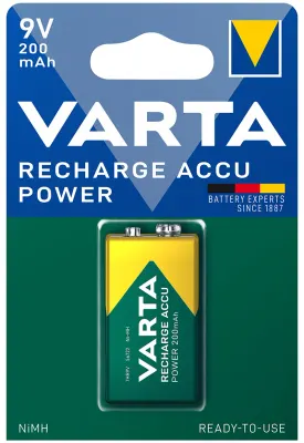 VARTA ŞARJLI  200MH 9 VOLT TEKLİ