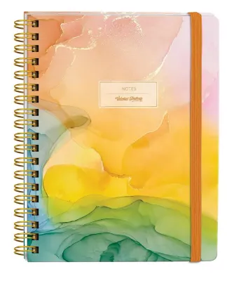 VJ DEFTER SERT KAPAK SPİRALLİ 17x24 Cm. 90 Gr. 96 YP. ÇİZGİLİ 123-0069