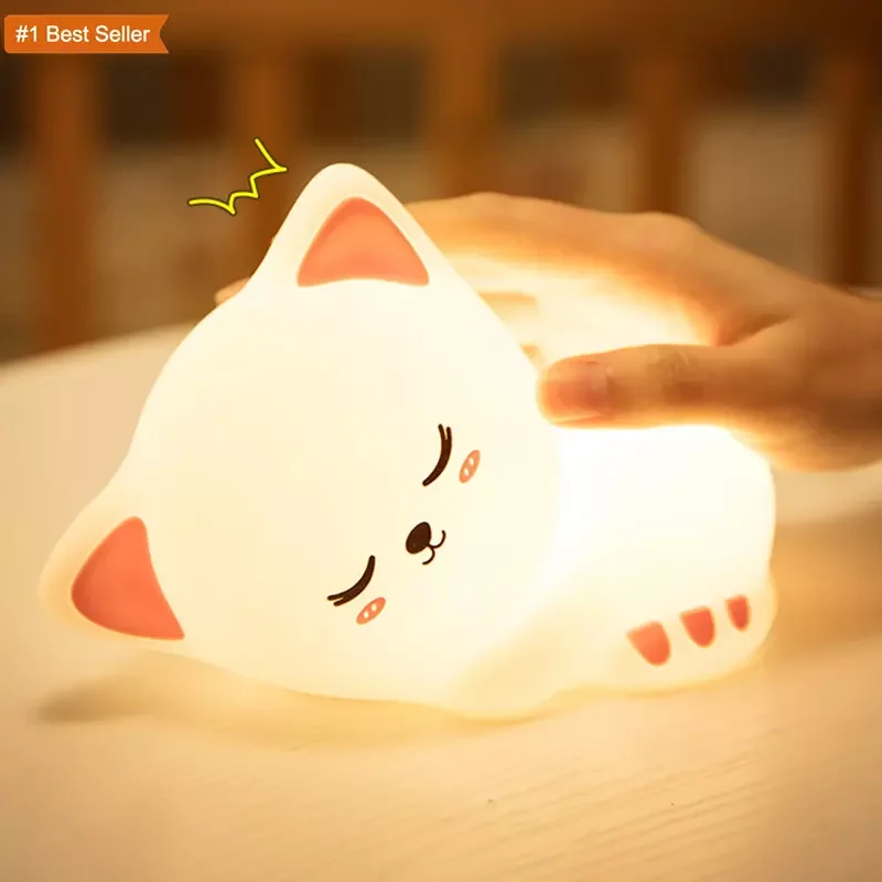 TAROS SWEET CAT SILICONE NIGHT LIGHT 7065