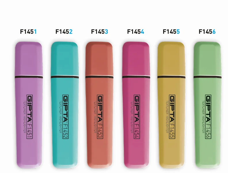 GIPTA FOSFORLU KALEM PASTEL SARI F1455