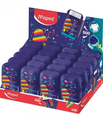 MAPED KALEMTIRAŞ CONNECT PIXEL PARTY ÇİFT DELİKLİ SİLGİLİ 49223