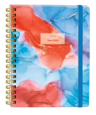 VJ DEFTER SERT KAPAK SPİRALLİ 17x24 Cm. 90 Gr. 96 YP. NOKTALI 123-0057