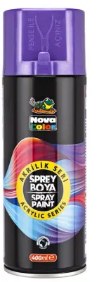 NOVA COLOR AKRİLİK SPREY BOYA 400 ML MOR NC-3508