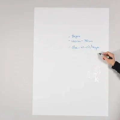 PANDA ELEKTROSTATİK KAĞIT TAHTA 100x60 EKONOMİK PAKET SADE BEYAZ 10 LU PAN 752