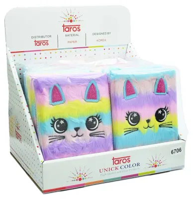 PASİF UNICK COLOR HATIRA DEFTERİ ELEGANCE PELUŞ 6706
