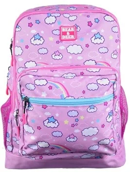 B&D SIRT ÇANTASI SCHOOL RAINBOW ÇİFT GÖZLÜ PEMBE BD-CN0237