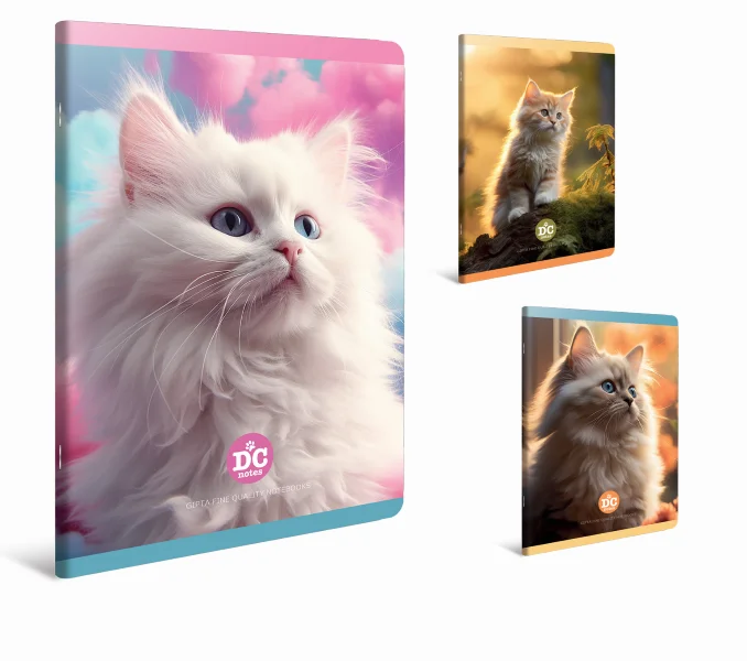 GIPTA DEFTER DC NOTES A4 TEL DİKİŞ KARTON KAPAK 60 YP. KARELİ 7199
