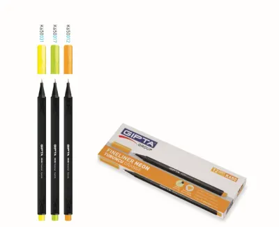 GIPTA FINELINER 0,4 MM NEON YEŞİL KARTON KUTU K650017