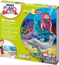 FIMO KIDS MODELLEME KİLİ SET F&amp;P DENİZ KIZI 8034 12 LZ02