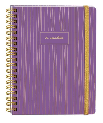 VJ DEFTER SERT KAPAK SPİRALLİ 17x24 Cm. 90 Gr. 96 YP. KARELİ 123-0079