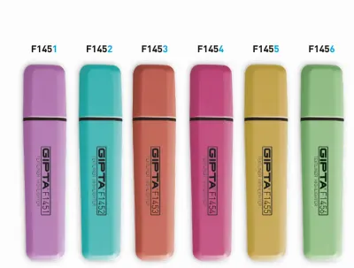 GIPTA FOSFORLU KALEM PASTEL PEMBE F1454