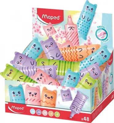 MAPED FOSFORLU KALEMLER MINI PASTEL - 48'Lİ 743605