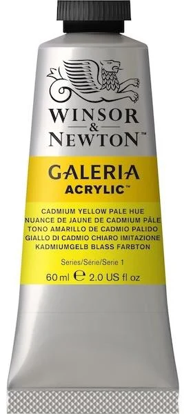 W&N AKRİLİK BOYA GALERIA 60 ML CADMIUM YELLOW PALE HUE 114 WN-2120114