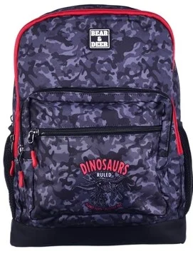 B&D SIRT ÇANTASI SCHOOL DINOSAURUS ÇİFT GÖZLÜ BD-CN0233
