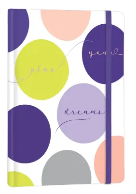 VJ DEFTER KARİZMA SERT KAPAK LASTİKLİ 14x20 Cm. 80 Gr. KREM 96 YP. NOKTALI 3337