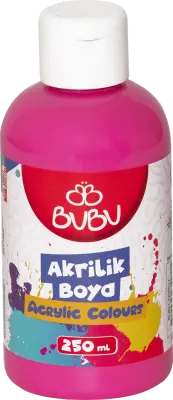 BU-BU AKRİLİK BOYA 250 GR. F.PEMBE BUBU-AKR017