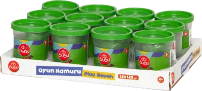 PASİF BU-BU OYUN HAMURU TEK RENK YEŞİL 125 GR. BUBU-OH0028