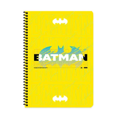 KESKİN DEFTER BATMAN A4 SPİRALLİ KARTON KAPAK 80 YP. KARELİ 380622