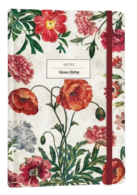 VJ DEFTER SERT KAPAK LASTİKLİ 14x20 Cm. 80 Gr. KREM 80 YP. ÇİZGİLİ 3135