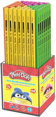 PLAY-DOH KURŞUN KALEM WOODFREE NEON PLAY-KK019