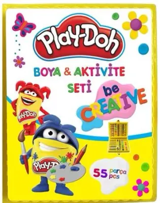 PLAY-DOH KIRTASİYE SETİ (55 PARÇA) PLAY-ST005