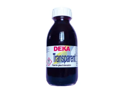 DEKA CAM BOYASI TRANSPARENT 125 ML ORANGE 10 DK-02510