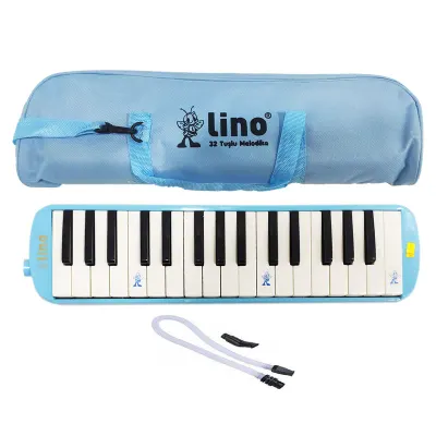LİNO MELODİKA 32 TUŞLU BEZ ÇANTA PASTEL MAVİ LN-32-PMVS