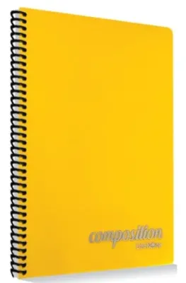 ÇINAR DEFTER A4 COMPOSITION SPİRALLİ PP KAPAK 160 YP. KARELİ 72820