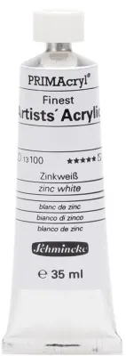 SCHMİNCKE PRİMACRYL ARTİST AKRİLİK BOYA 35 ML SERİ 1 100 ZİNC WHİTE 13100009