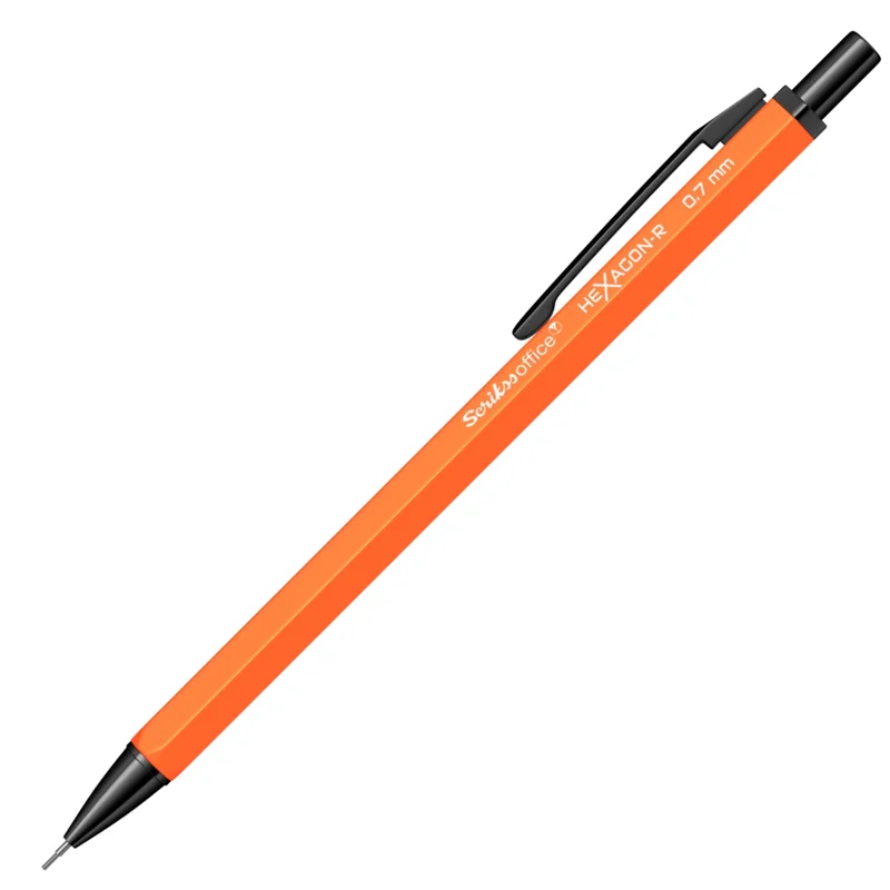 SCRIKSS OFFICE VERSATİL KALEM HEXAGON-R 0.7 NEON TURUNCU