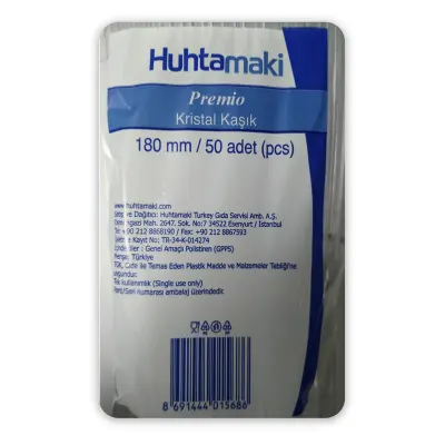 PASİF-HUHTAMAKİ KAŞIK PREMİO ŞEFFAF 1.000 ADET 001455