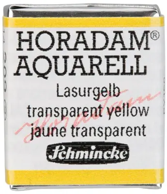 SCHMİNCKE HORADAM AQUARELL ARTİST SULU BOYA YARIM TABLET SERİ 2 209 TRANSLUCENT YELLOW 14209044