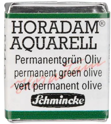 SCHMİNCKE HORADAM AQUARELL ARTİST SULU BOYA PERMANENT GREEN OLİVE 1/2 TAB. 14534044