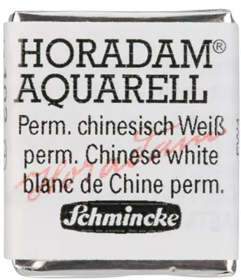 SCHMİNCKE HORADAM AQUARELL ARTİST SULU BOYA YARIM TABLET SERİ 1 102 PERMANENT CHİNESE WHİTE 14102044