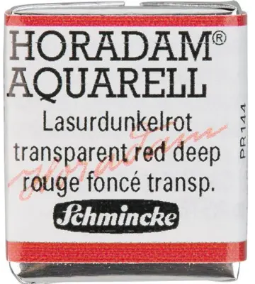 SCHMİNCKE HORADAM AQUARELL ARTİST SULU BOYA TRANSPARENT RED DEEP 1/2 TAB. 14355044
