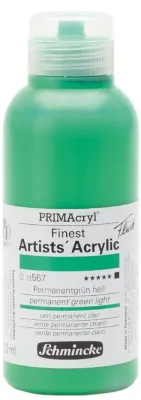 SCHMİNCKE PRİMACRYL ARTİST AKRİLİK BOYA 250 ML SERİ 2 567 PERMANENT GREEN LİGHT 13567027