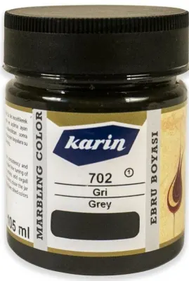 KARİN EBRU BOYASI 105 ML 702 GRİ 61702105
